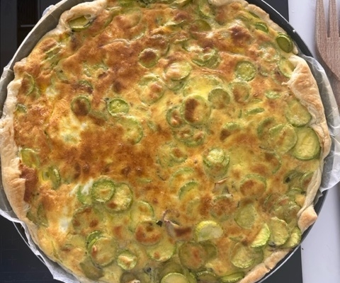 torta salata di zucchine