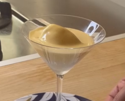 Zabaione con gelato