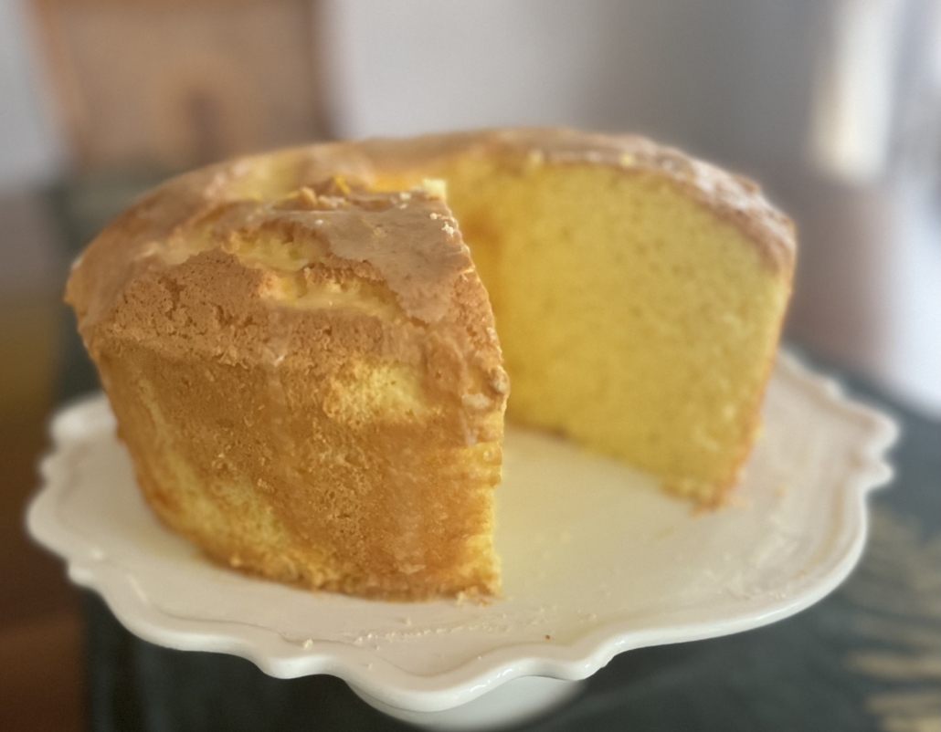 chiffon cake arancia