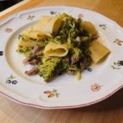 Paccheri salsiccia e broccoli