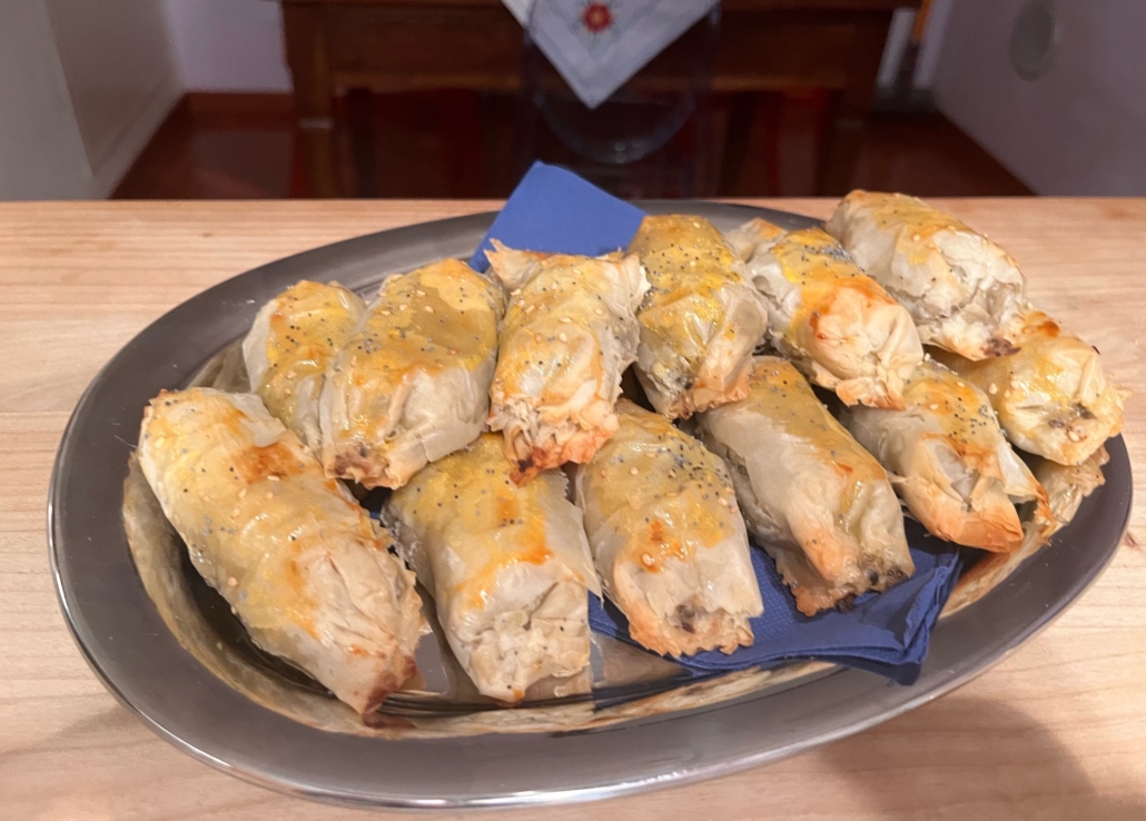 involtini pasta filo e melanzane