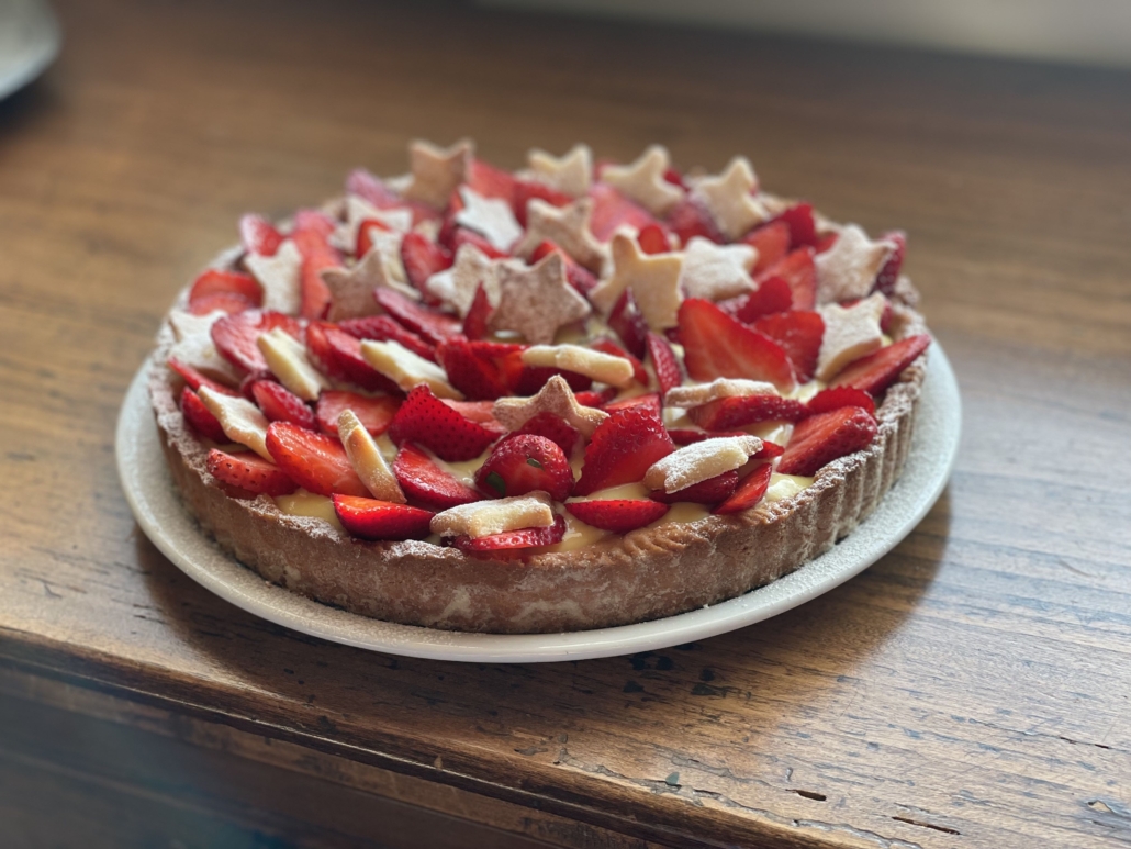 crostata di fragole