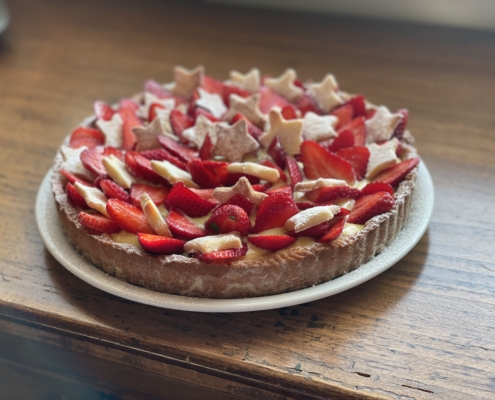 crostata di fragole