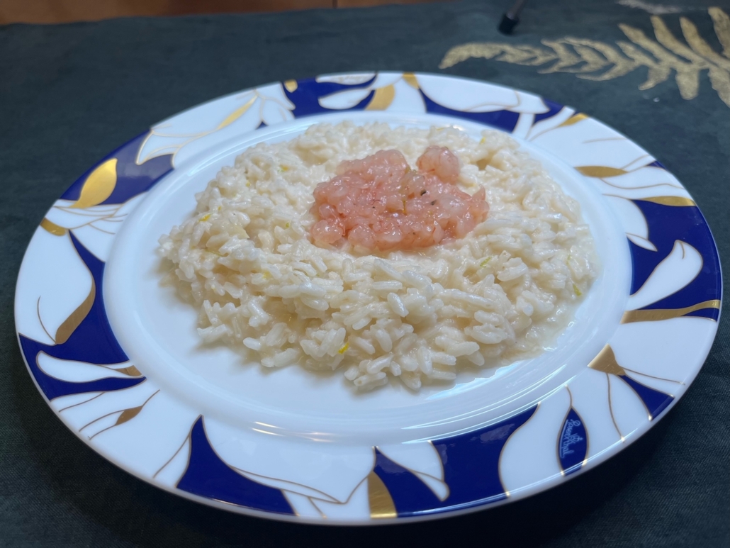 risotto gamberi e agrumi